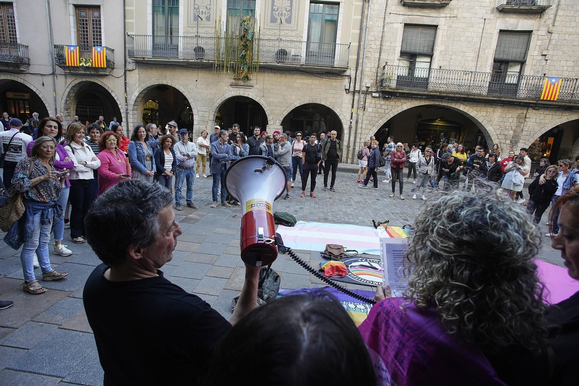 Concentració a Girona pel Dia Internacional contra l’LGTBI-fòbia