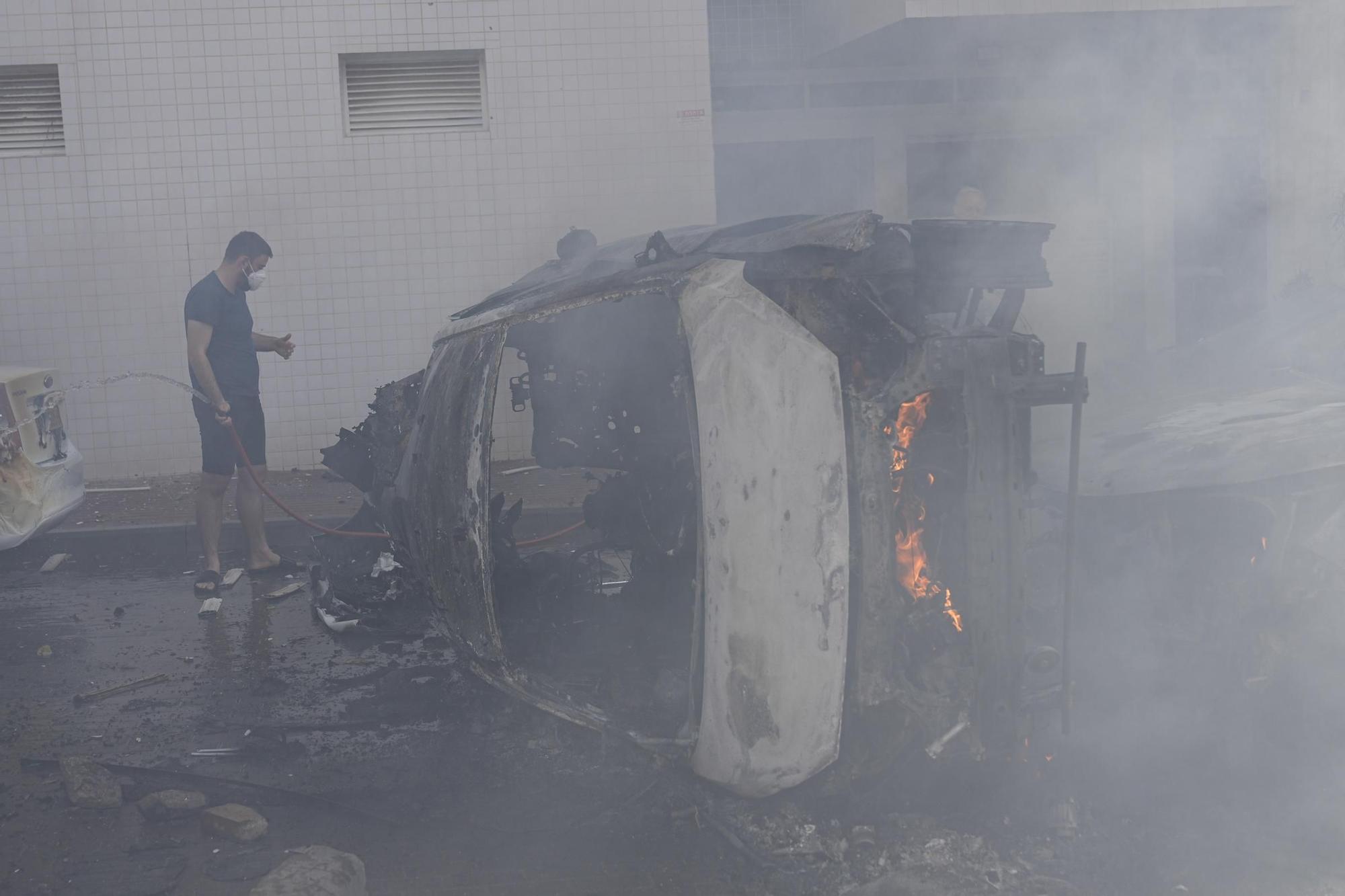 Ataque procedente de la Franja de Gaza en Ashkelon, Israel.