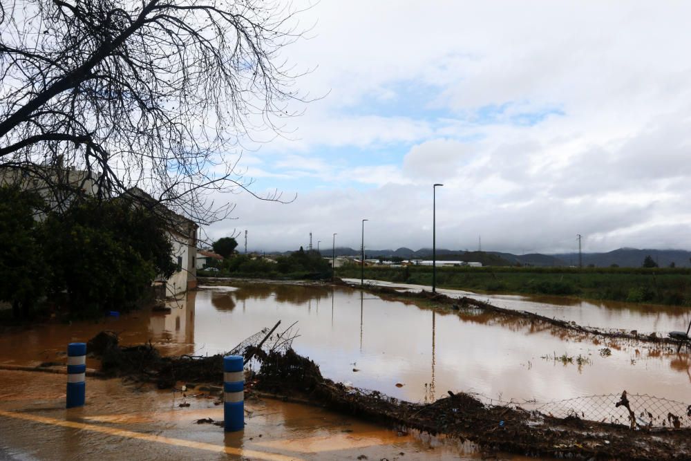 De nuevo, como a comienzos de año, el distrito de Campanillas ha sido el mas castigado por la acumulación de agua, desbordándose arroyos y anegándose muchas de sus calles.