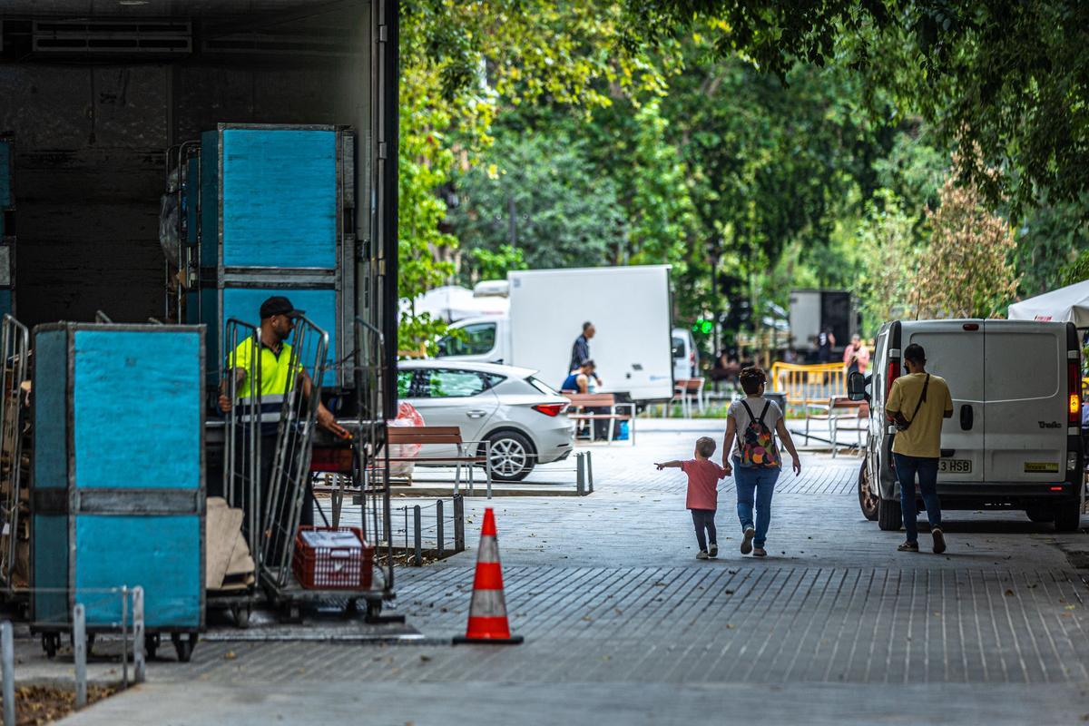 Escenas inesperadas de la Superilla del Eixample