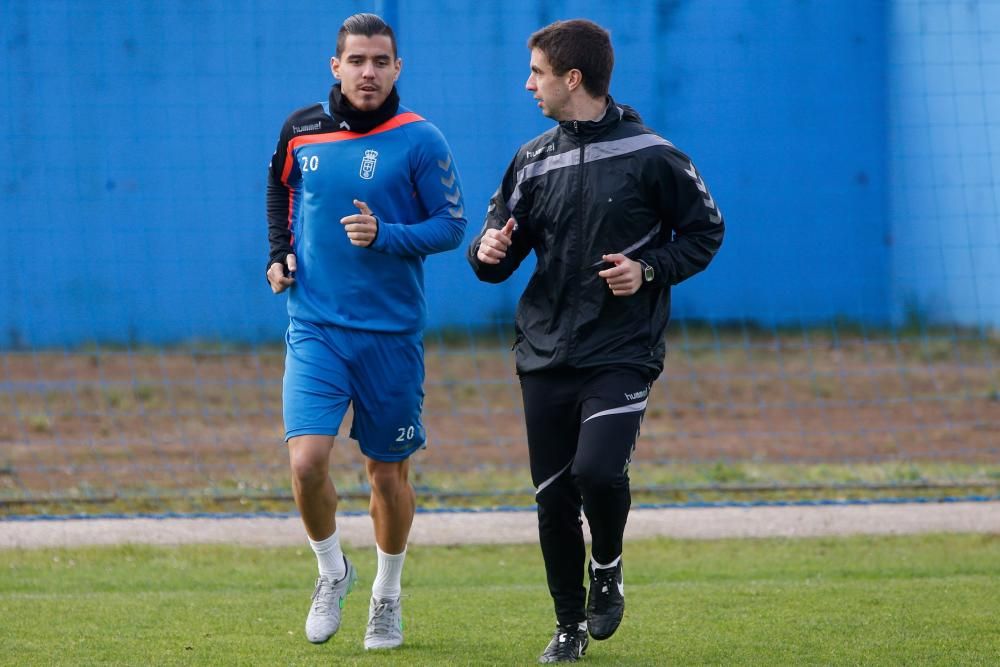 Entrenamiento del Real Oviedo