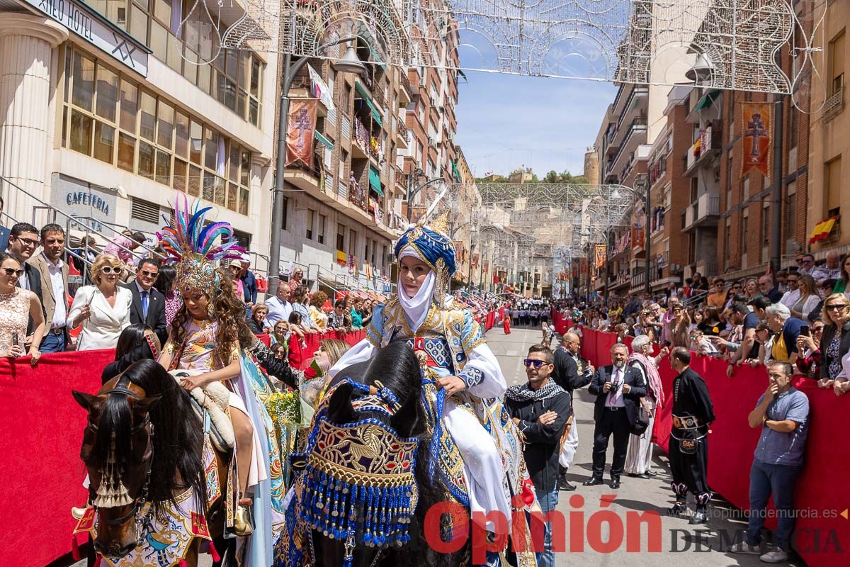 Desfile infantil del Bando Moro en las Fiestas de Caravaca