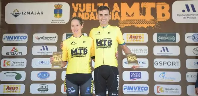 Víctor Manuel Fernández reina en la etapa de la Vuelta a Andalucía MTB de Iznájar