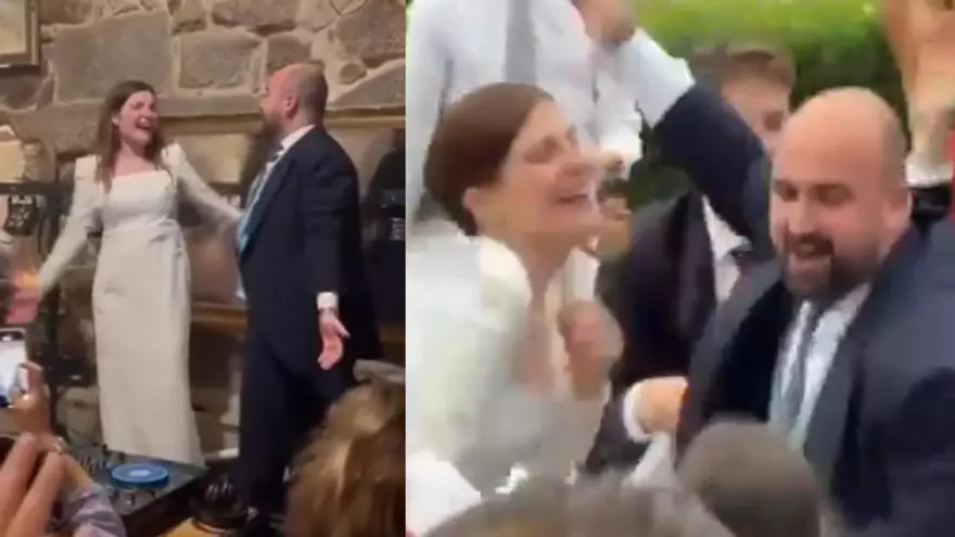 Esta boda tuvo la marcha nupcial más celeste