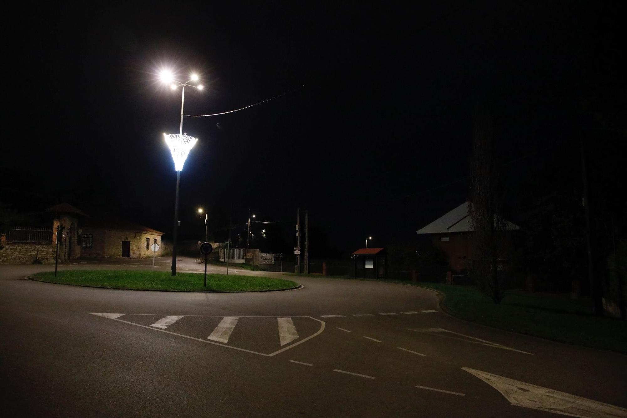 En imágenes: La iluminación en la zona rural de Gijón