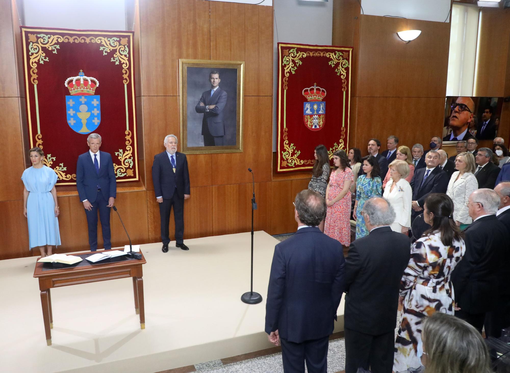 Así fue la toma de posesión de Alfonso Rueda como presidente de la Xunta