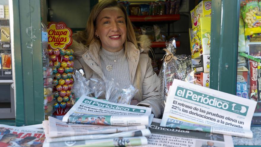 La mujer que se atreve con un quiosco en Cáceres