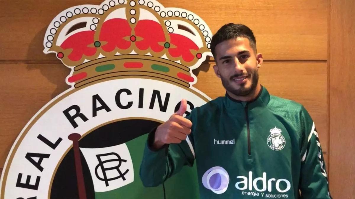 Nico Hidalgo, en su etapa en el Racing de Santander.