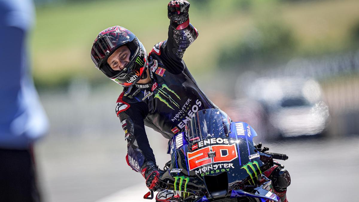 Fabio Quartararo, ganador de Moto GP 2021 en el Gran Premio de España