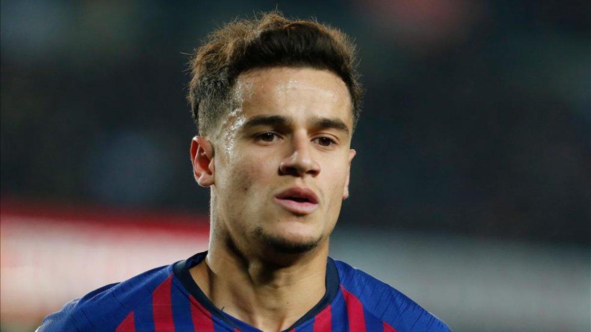 Coutinho lamentándose de una ocasión