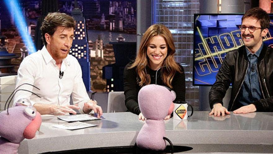 Blanca Suárez con Julián Lopez en &#039;El Hormiguero&#039;.