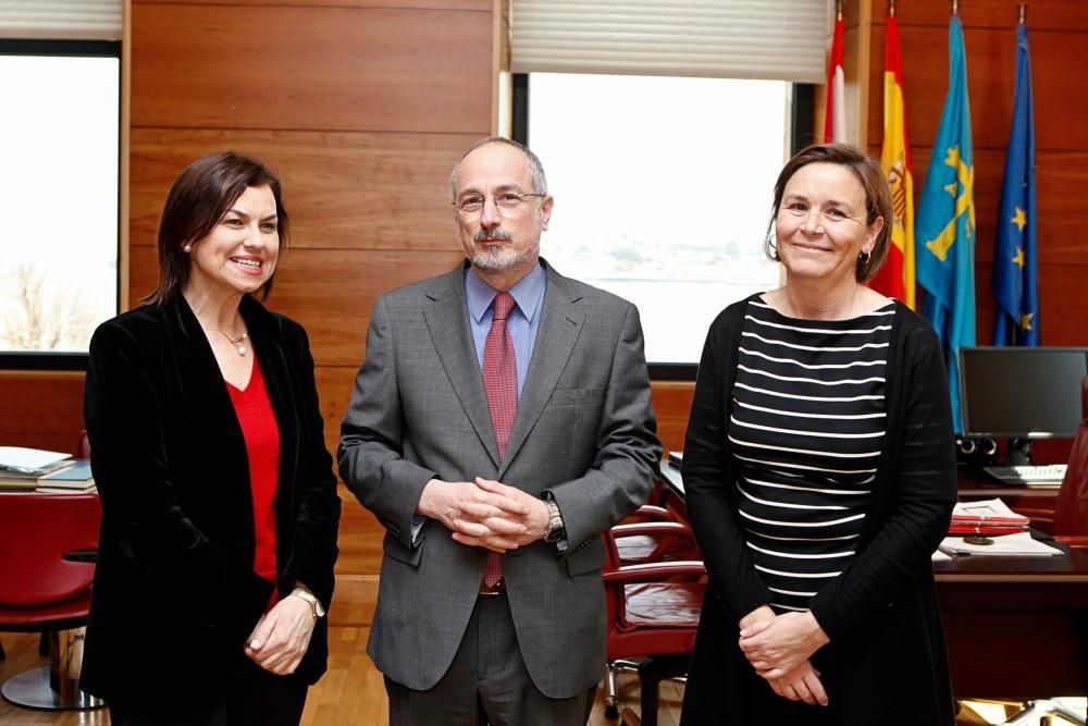 Recepción de la alcaldesa de Gijón al embajador israelí