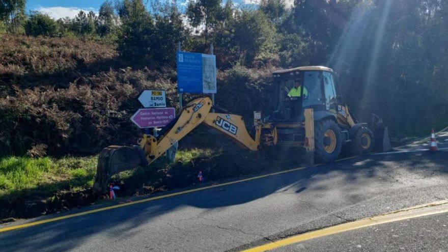 Imagen de archivo de las obras ejecutadas en noviembre para habilitar la senda de Bamio | FdV