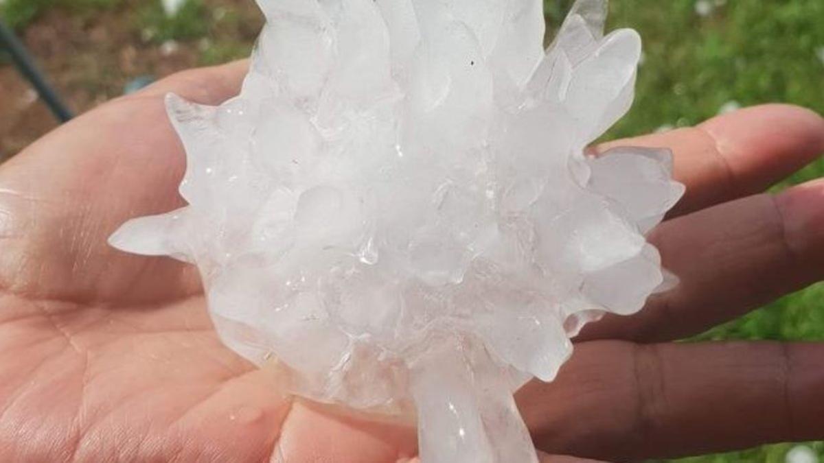 Una de las bolas de hielo de Sydney.