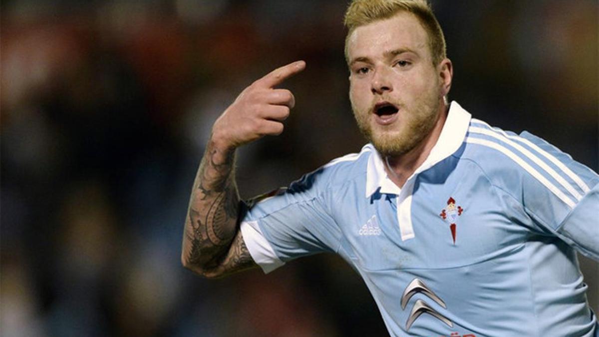 Guidetti lideró al Celta ante el Atlético