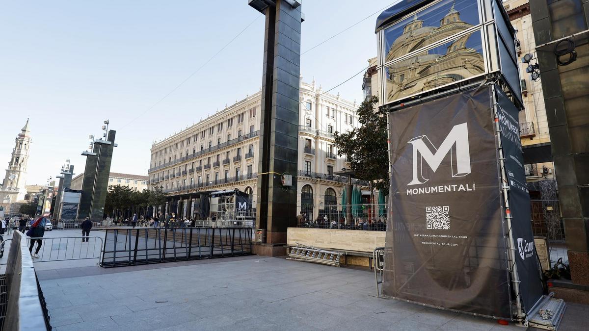 El 'Monumental Tour' se celebrará este viernes en Zaragoza.