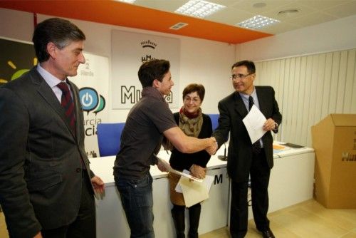 Entrega de los premios Cátedra de Emprendedores de la UMU en el CIM-M