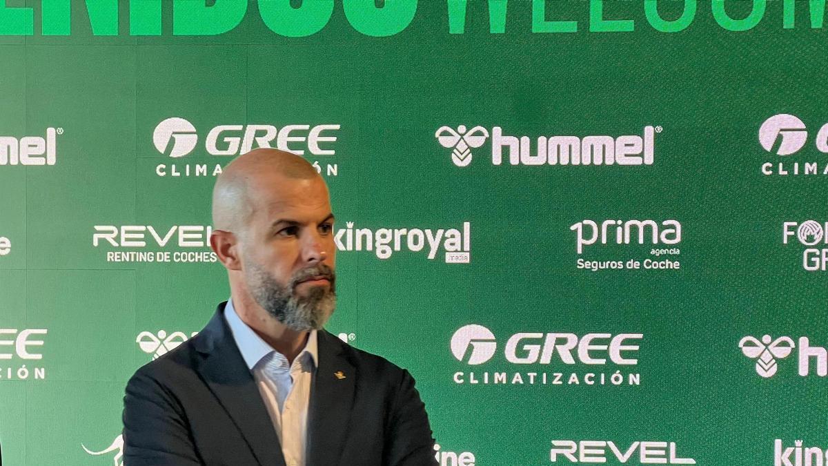 Manu Fajardo, en la presentación de Dani Ceballos