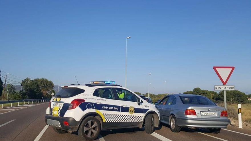 Cuatro heridos en un accidente en la N-340 de Benicàssim