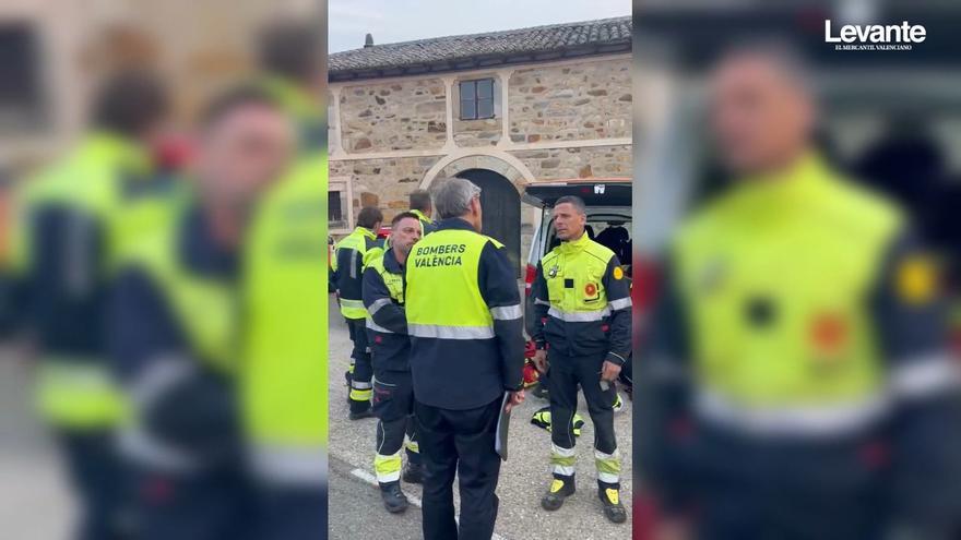 Bomberos de València en Castilla y León: &quot;Nos ponemos en marcha&quot;