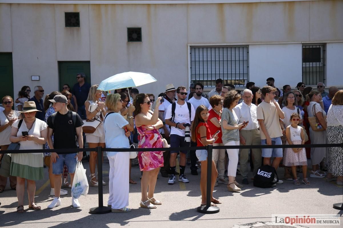 La llegada del buque Hespérides al Puerto de Cartagena, en imágenes