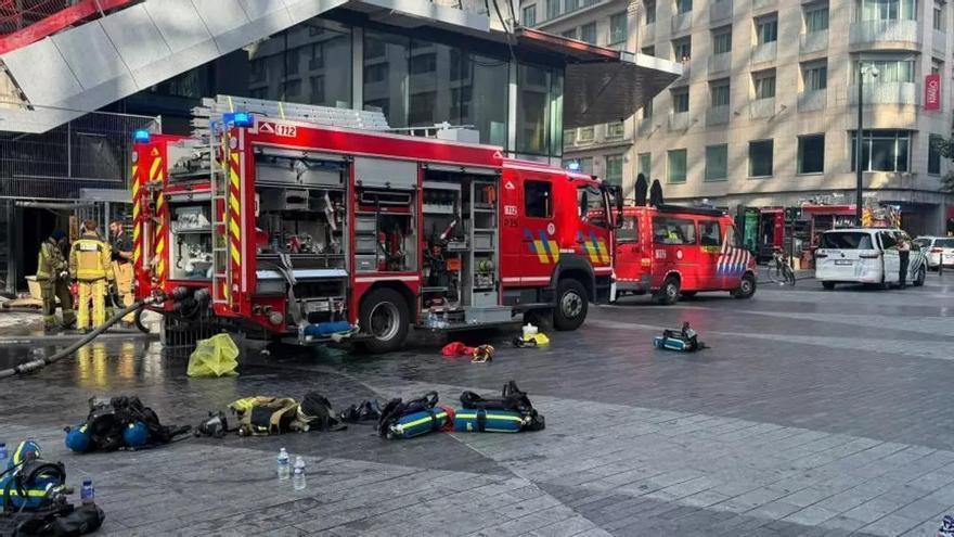 Al menos seis muertos en el incendio de un edificio en el centro de Bruselas