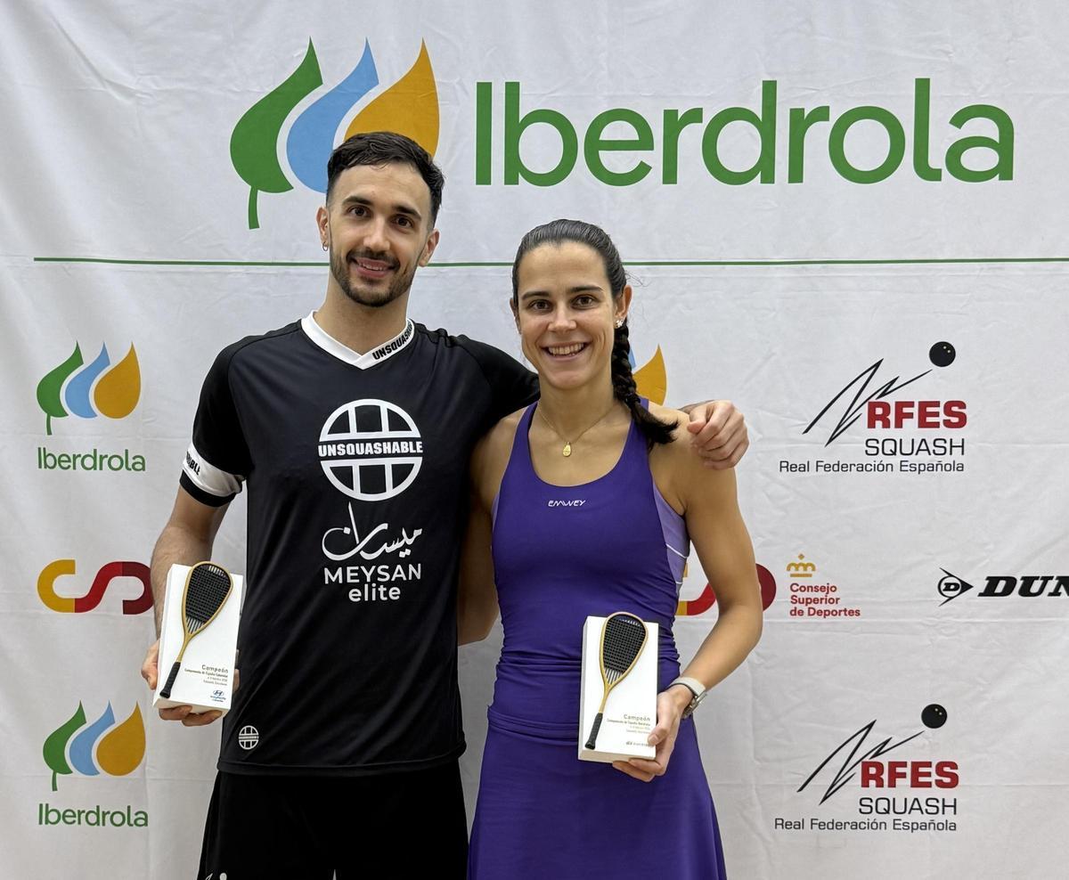 Iker Pajares y María Domínguez, campeones
