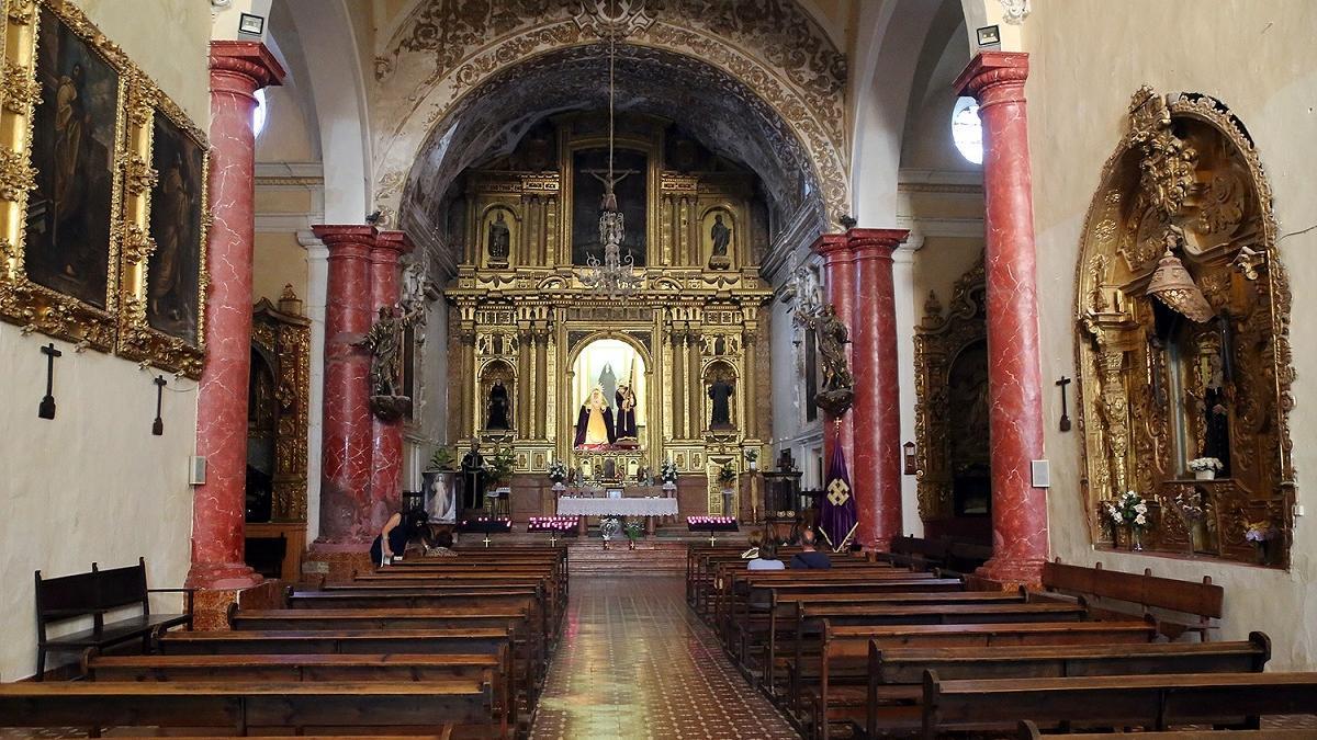 Interior de la iglesia de San Agustín de Montilla.