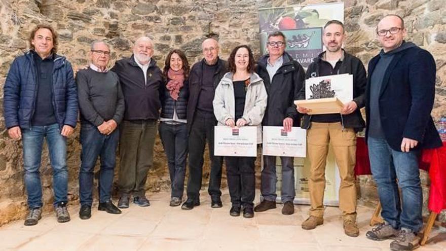 Foto de família dels premiats i membres del Consorci.