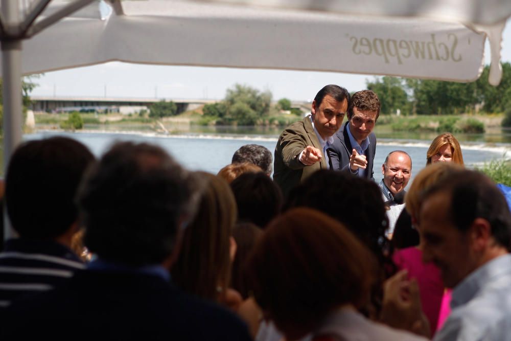 Visita de Pablo Casado y Martínez-Maíllo