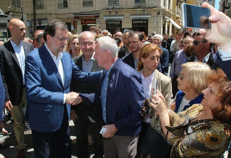 Mariano Rajoy inicia la precampaña en Málaga