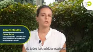 Goretti Valdés, farmacéutica: "El vertido incontrolado de residuos sanitarios puede propagar enfermedades infecciosas"