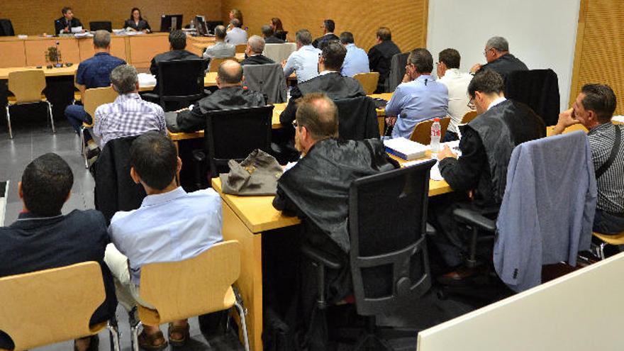 Un momento del juicio que se celebra en la Audiencia de Las Palmas.