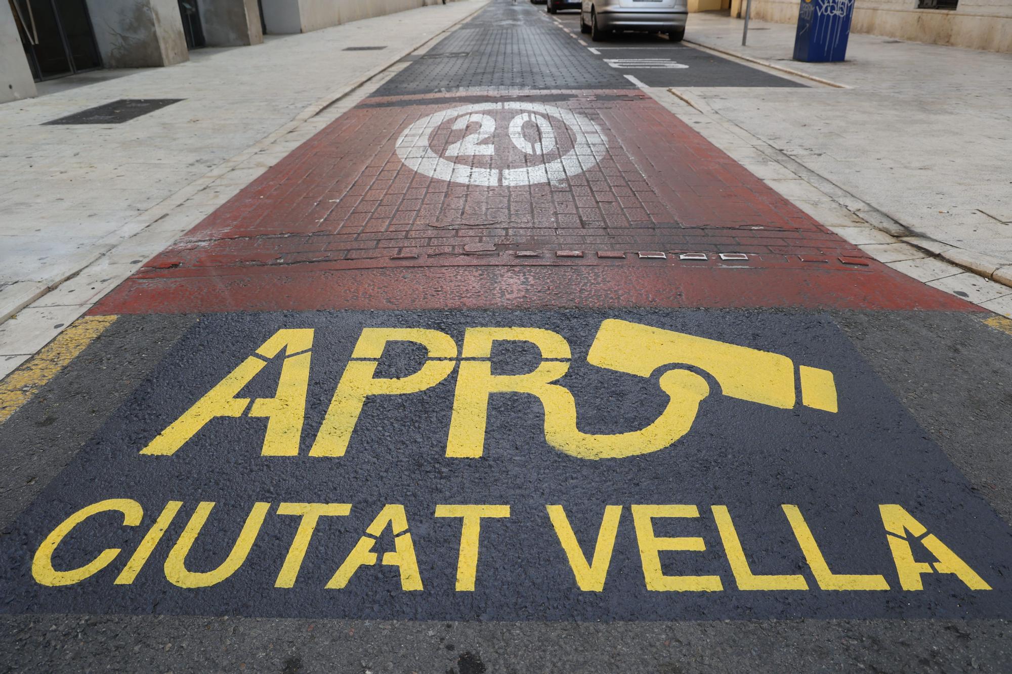 Las cámaras que multarán a los coches en el centro de València