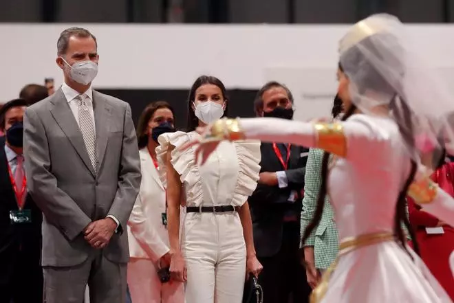 Los Reyes presiden la inauguración de Fitur