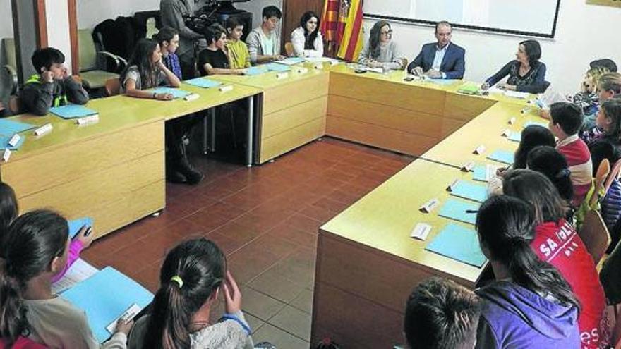 Un momento de la sesión celebrada en el Consell Insular.