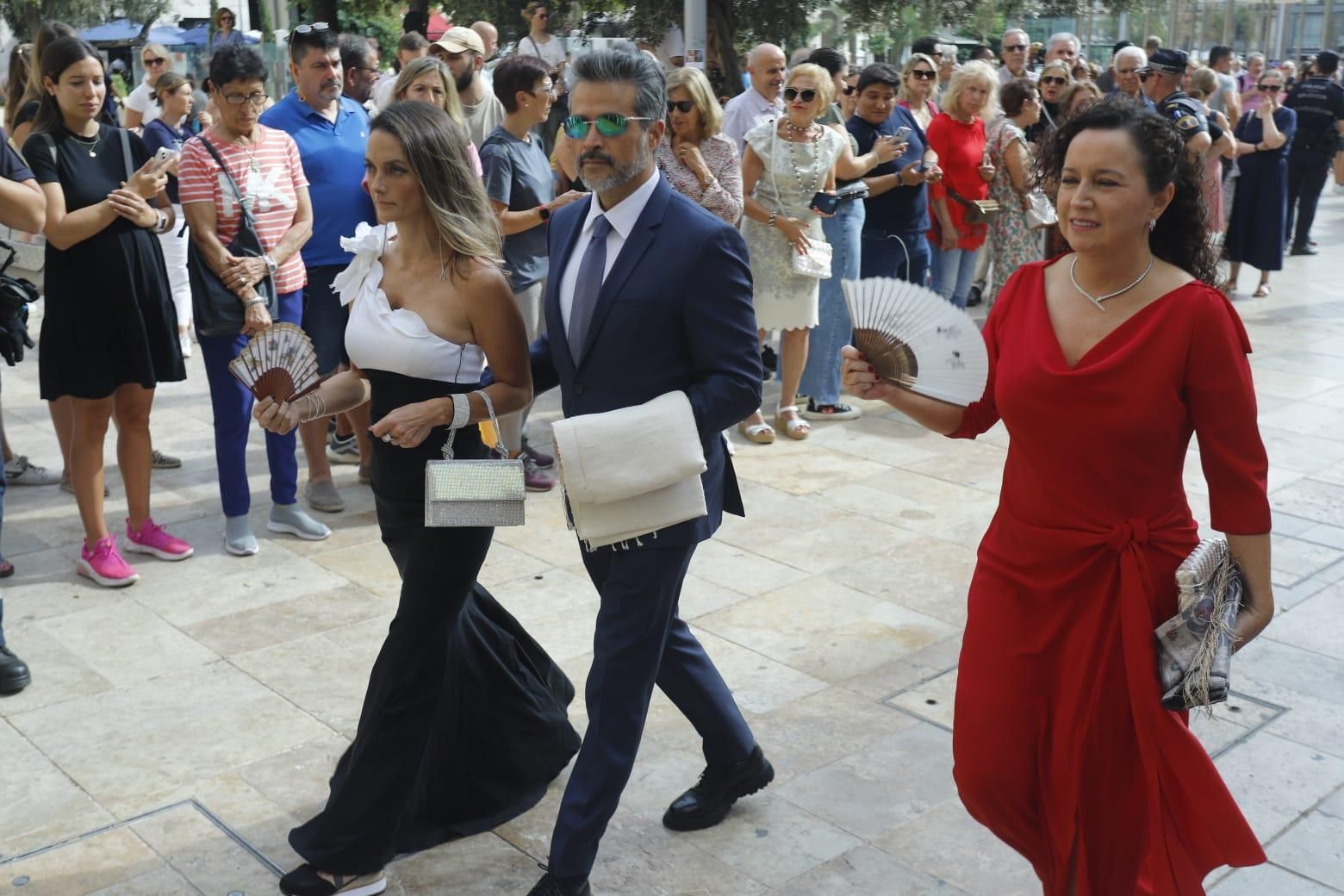 Así ha sido la llegada de los invitados a la boda real en València