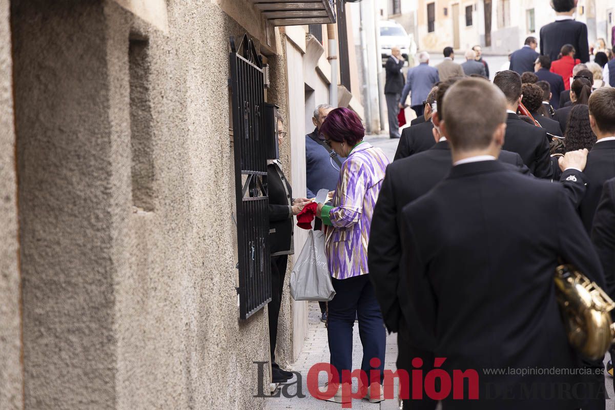 Corporación, Cofradía y Bandos realizan la 'Pedimenta' en Caravaca