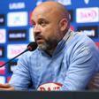 Manolo González, entrenador del Espanyol, en rueda de prensa