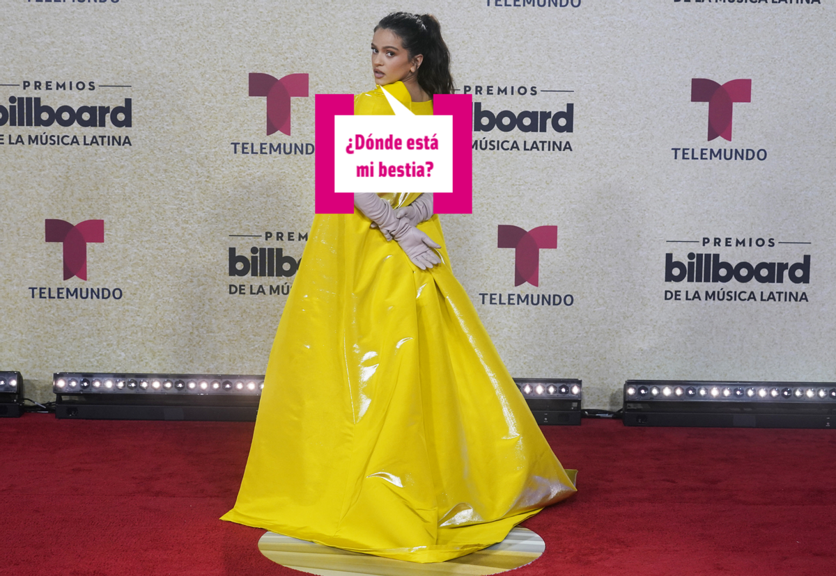 Rosalía es la nueva Bella con un look ideal de alfombra roja
