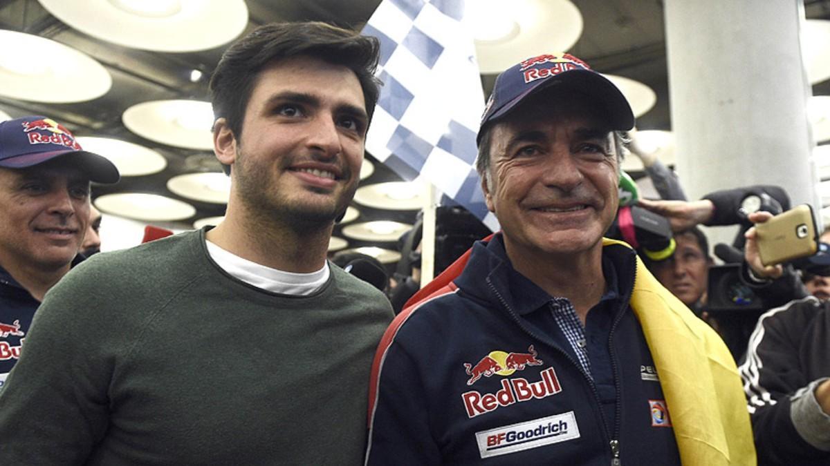 Los Sainz, siempre unidos
