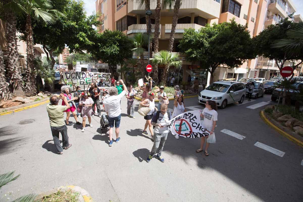 Manifestación Ibiza Respira en Ibiza