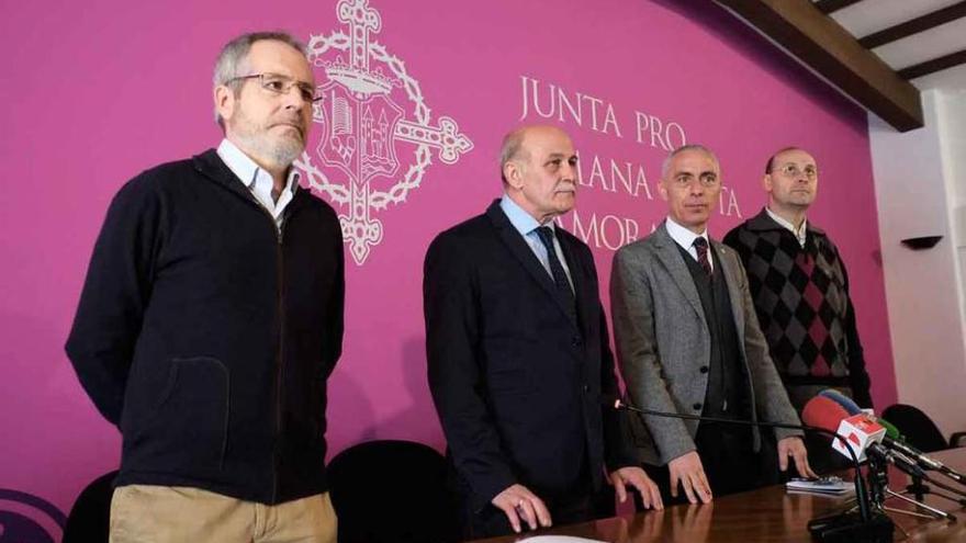 Juan Pablo Álvarez, Jerónimo García, Antonio Martín y Emeterio Aliste.