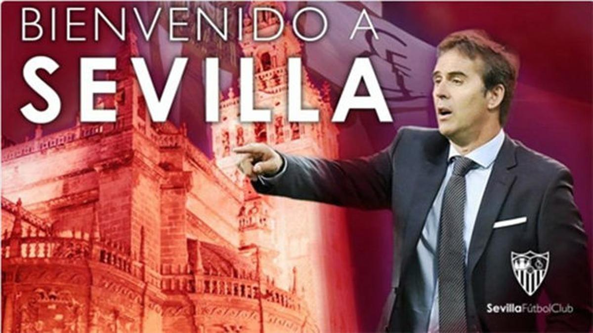 El Sevilla anuncia a Lopetegui como nuevo entrenador