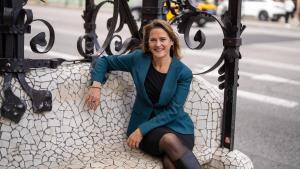 Geerte Udo, en el paseo de Gràcia.