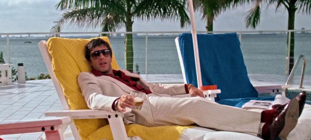 Tony Montana (Al Pacino), protagonista del filme 'Scareface', de Brian de Palma.