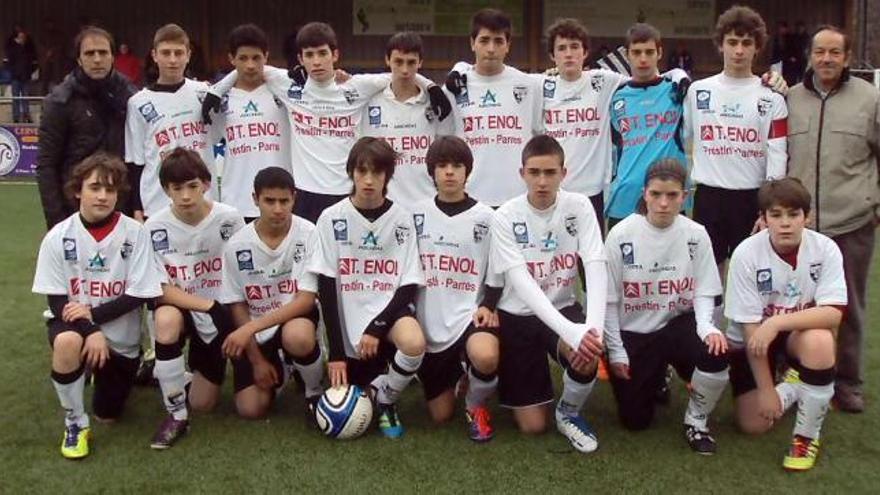 Equipo cadete del Arenas del Sella.