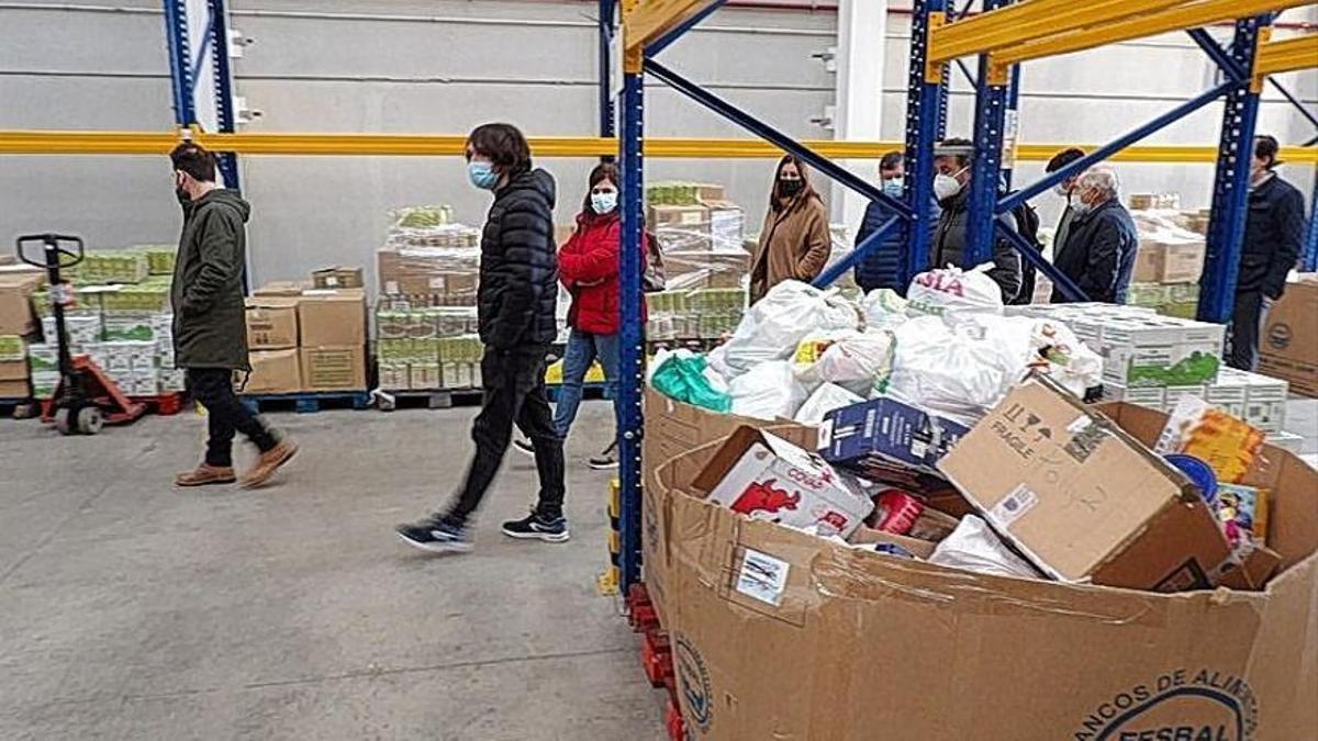 Instalaciones del Banco de Alimentos.
