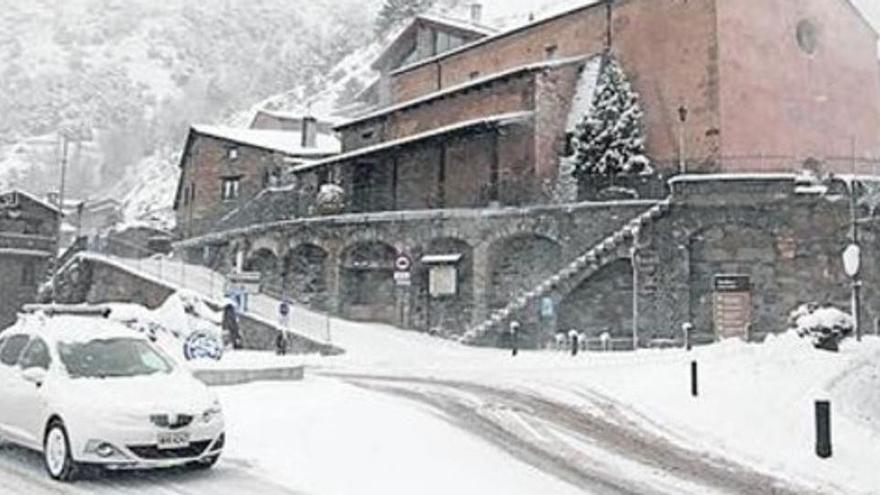 La neu també ha arribat al municipi d&#039;Ordino