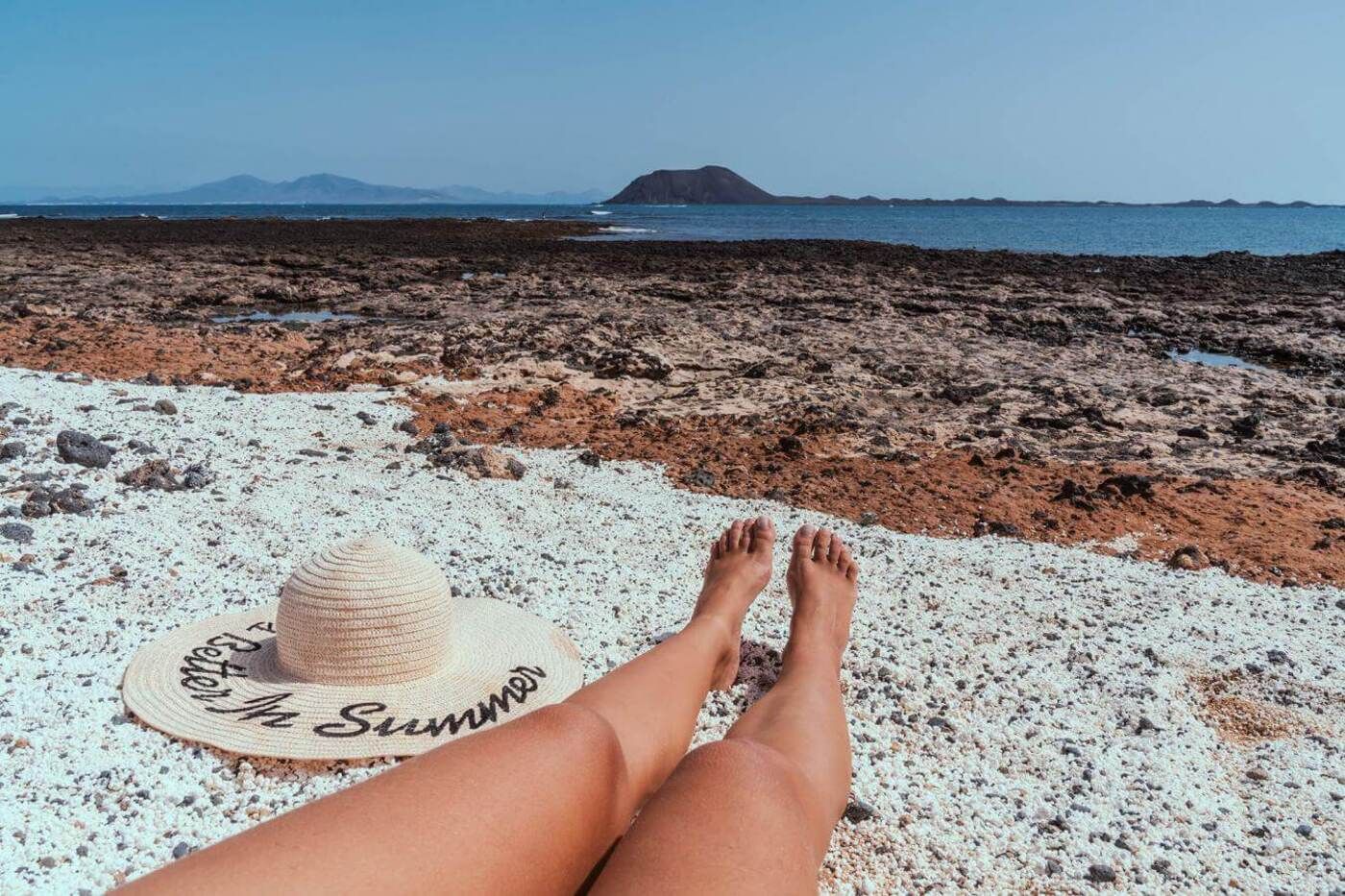 La conocida como 'Playa de las Palomitas', en el municipio de La Oliva.